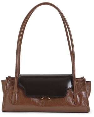 Marni Raw Sienna Redwood Trunkette Shoulder - Brown