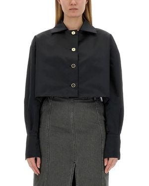 Patou Cropped Fit Jacket - Black