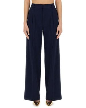MICHAEL Michael Kors Michael By Michael Kors Wide Leg Pants - Blue