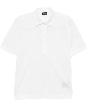 ZEGNA "Z Lux Leisurewear" Polo Shirt - White