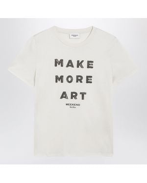 Weekend by Maxmara Cream T-Shirt - White