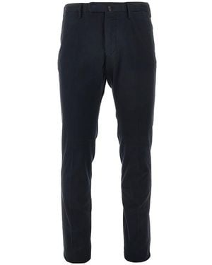 Incotex Stretch Cotton 30 Slim Fit Pants - Blue
