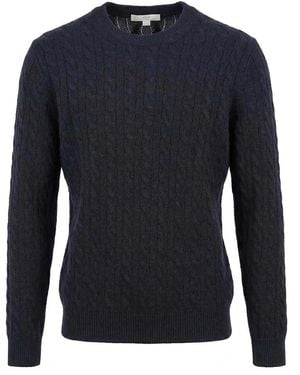 Malo Cashmere Round Neck - Blue