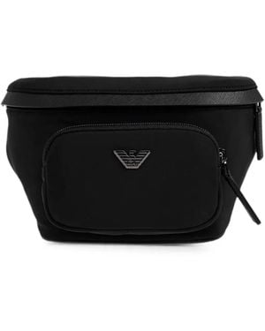 Emporio Armani Logo Belt Bag - Black