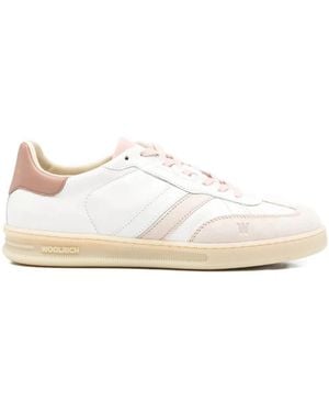 Woolrich Double U.T Cracked Calf Nappa - White