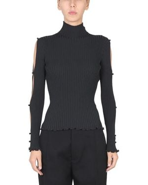 Bottega Veneta Turtleneck Jumper Jumpers - Black