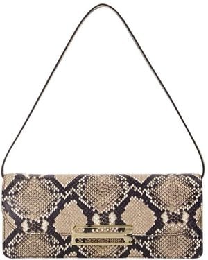 Victoria Beckham Dorian East West Clutch - Metallic