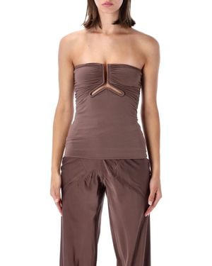 Rick Owens Alannah Prong Bustier - Purple