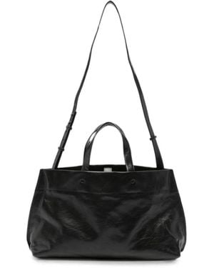 Lihann George Elli Leather Tote Bag - Black