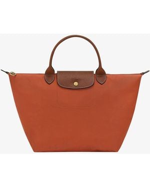Longchamp Le Pliage Nylon Handbag - Brown