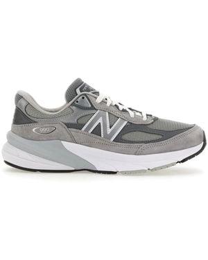 New Balance Suede Mesh Trainers - White