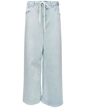 MM6 by Maison Margiela Trousers 5 Pockets - Blue