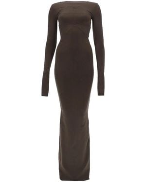 Rick Owens Abito "Temple Gown" - Brown