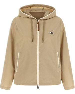 Moncler Sarracenia Puffer Jackets Beige - Natural