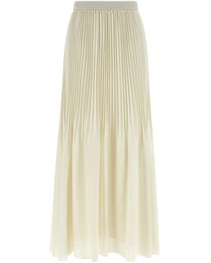 Twinset Twin Set Pleated Skirt - White
