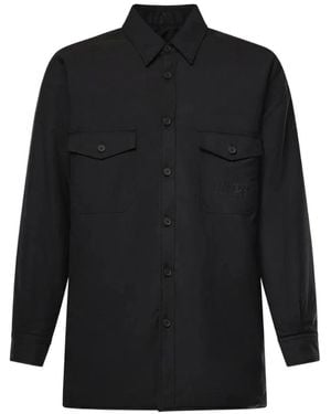MM6 by Maison Margiela Long Sleeved Shirt - Black