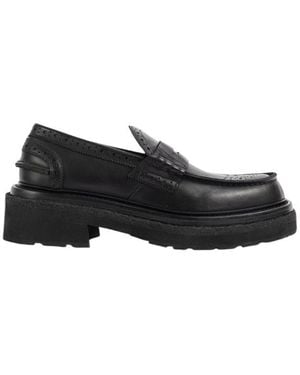 Sacai Wingtip Loafers - Black