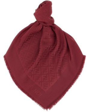 Fendi Ff Shawl - Red