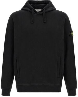 Stone Island 'Badge Hoodie - Black