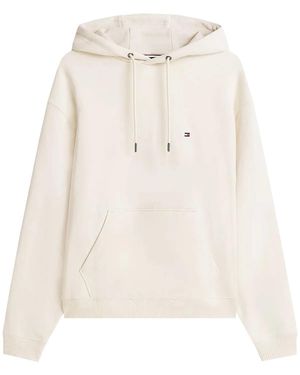 Tommy Hilfiger Flag Hoody - Natural