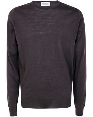 John Smedley "Lundy" Round Neck Pullover - Blue