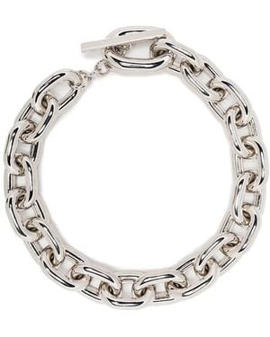 Rabanne "Xl Link" Neck Choker - Metallic