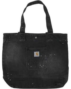 Carhartt "Denim Tote" Large Shoulder Bag - Black