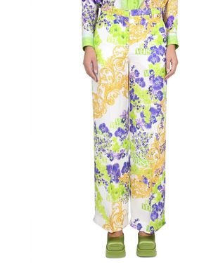 Versace Baroque Pants - White