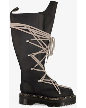 Dr. Martens 1B60 Quad Sole Pentalace Leather Boot - Black