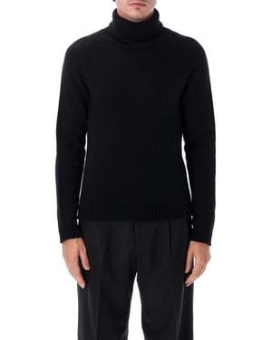Tom Ford Wool Cashmere Roll-Neck - Blue