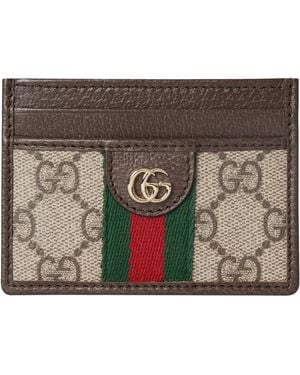 Gucci Ophidia Card Holder - Brown