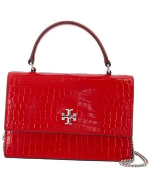 Tory Burch Kira Mini Top Handle Wallet On Chain - Red
