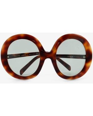 Celine Disc Acetate Sunglasses - Brown