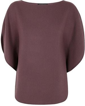 Gianluca Capannolo Iris Sleeve Top - Purple