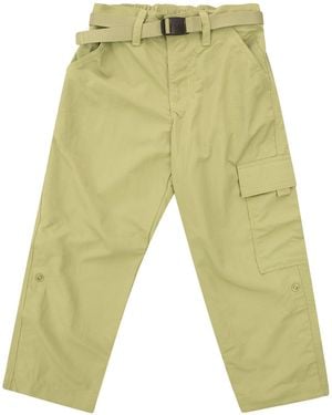 Patagonia Pants With Side Pockets And Belt - Green