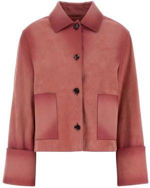 Loewe Leather Jacket - Red