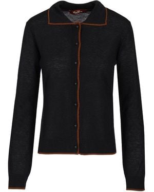 Max Mara Virgin Wool Sweater - Black