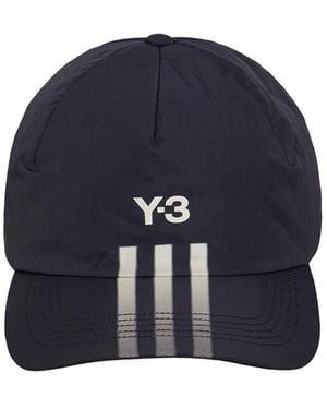 Y-3 Cap Stripes Logo - Blue