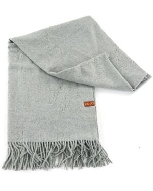 Liu Jo Light Cotton Scarf - Gray