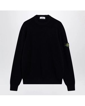 Stone Island Wool Crewneck Jumper - Black