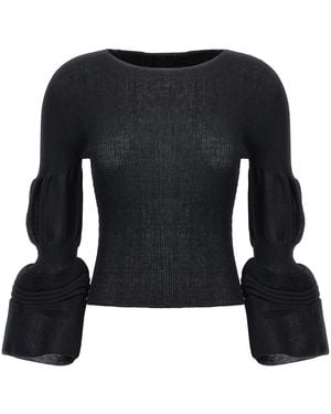 Issey Miyake 'Assemblage Branch' Top - Black