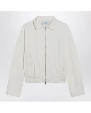 Max Mara Cropped Sweatshirt - White