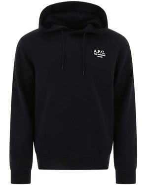 A.P.C. Cotton Hoodie - Blue