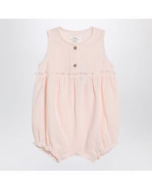 Teddy & Minou Cotton Romper - Pink