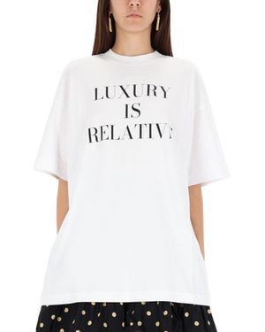 Moschino Tshirt With Print - White