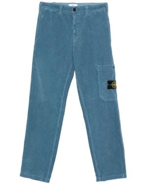 Stone Island Corduroy Pocket Trousers - Blue