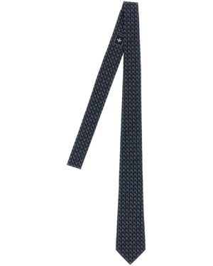 Gucci Gg Silk Tie - Black