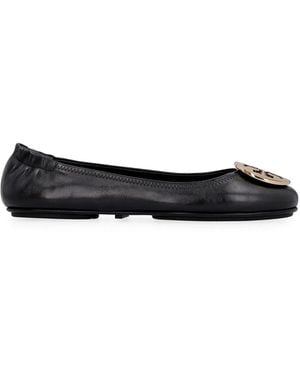 Tory Burch Minnie Travel Ballerinas - Black
