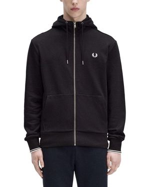 Fred Perry Classic Zipper Hoodie - Blue