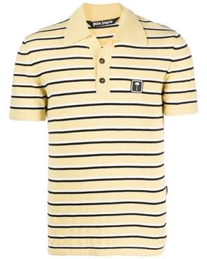 Palm Angels Cropped Sweater With Ruffled Detail - Black